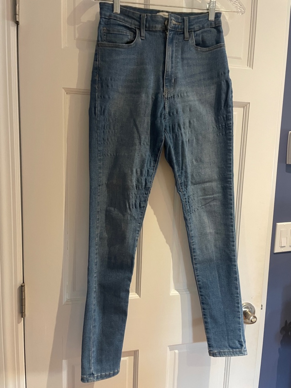 Forever 21 Women’s Light Blue High Rise Skinny Jeans